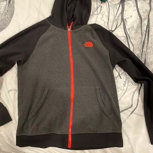 North Face fleece hoodie size 14/16